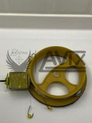 Avix Sazan Lüks Contalı  Kasnaklı Küspeli 20 Gr Kurşunlu 4 İğneli Hazır Olta Takımı