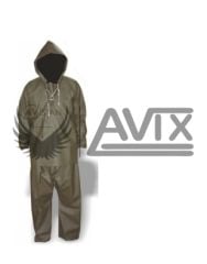 AVİX  Haki Kapişonlu Su Geçirmez Balıkçı Takım Yağmurluk