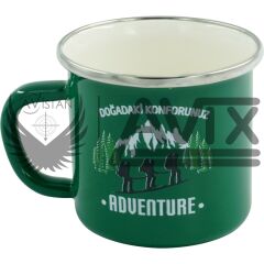 Orcamp Retro Emaye Orcamp Kupa Bardak Mug