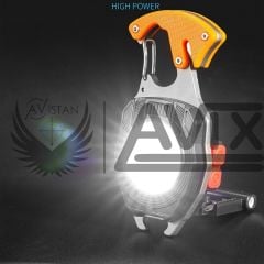 Wison Çok Fonksiyonlu Şarjlı Anahtarlıklı Fener Turuncu (WS-5050)